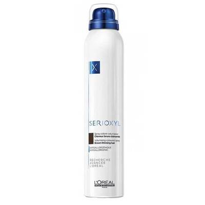 Loreal Professionnel Serioxyl Spray - Спрей-камуфляж для волос (брюнет) 200 мл