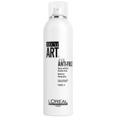L'Oreal Professionnel TECNI.ART Fix Anti-Frizz - Спрей сильной фиксации с защитой от влаги и уф-лучей (фиксация 4) 250 мл