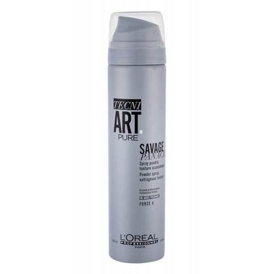 L'Oreal Professionnel TECNI.ART Savage Panache Pure - Сухой спрей с пудровой текстурой (фиксация 4) без запаха 250 мл