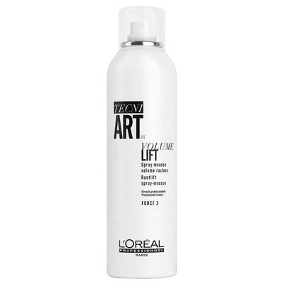 L'Oreal Professionnel TECNI.ART Volume Lift Mousse - Спрей-мусс для прикорневого объема высокоточное распыление (фиксация 3) 250 мл