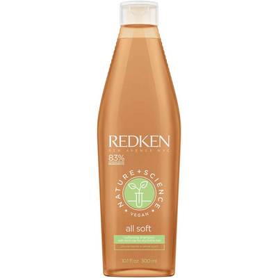 Redken Nature + Science All Soft Shampoo - Шампунь для укрепления и придания мягкости сухим и ломким волосам 300 мл