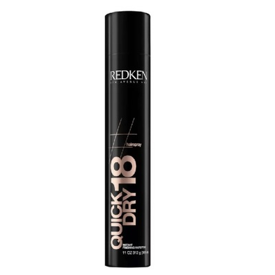 Redken Quick Dry 18 - Спрей мгновенной фиксации для завершения укладки волос 400 мл